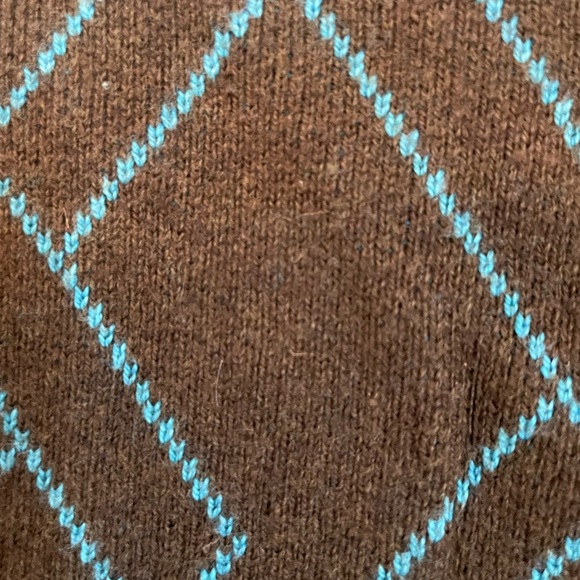 LILLA P slightly cropped geometric pattern cardigan - Picture 6 of 6